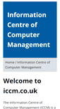 Mobile Screenshot of iccm.co.uk